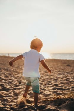 boy at the beach